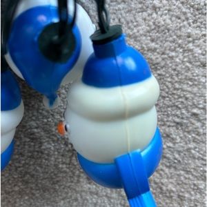 Snowman blow mold lights by Gemmy